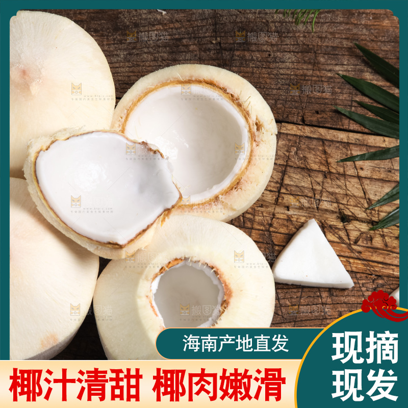 木底上放着泰国椰子
