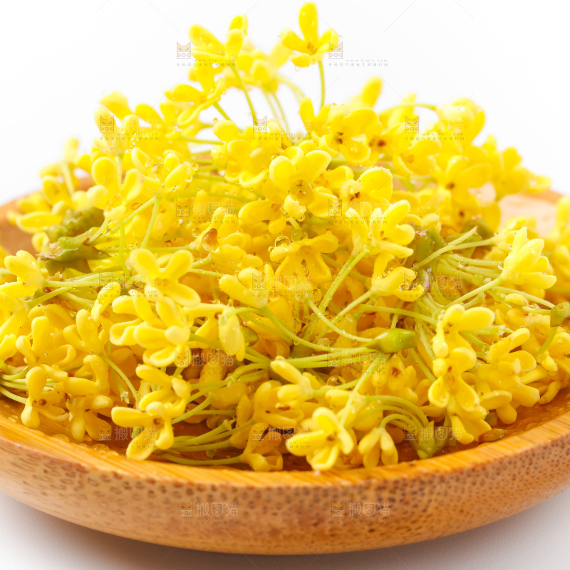 盘里的金桂花