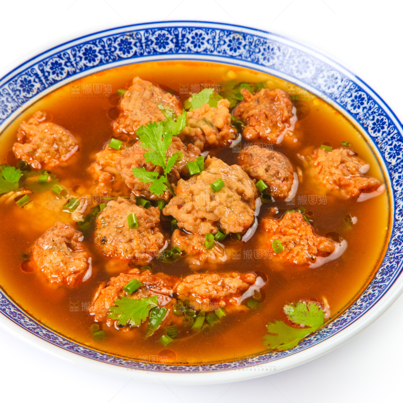 碗里的红烧豆圆子