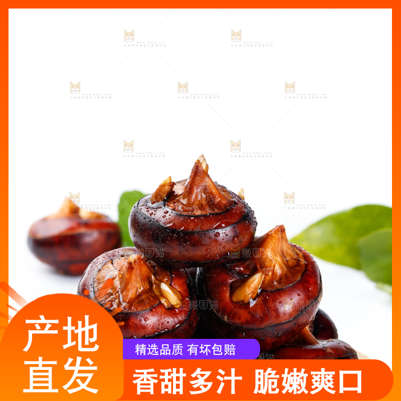 篮子里装着马蹄果