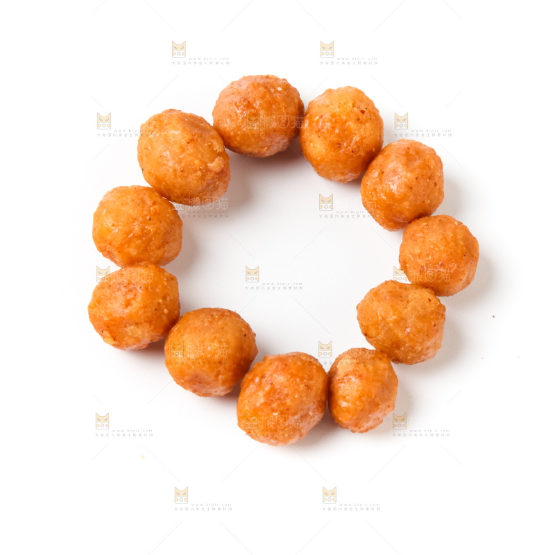 白底上的怪味豆