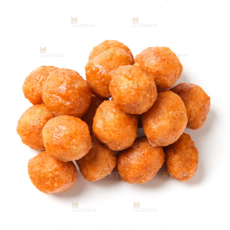 白底上的怪味豆