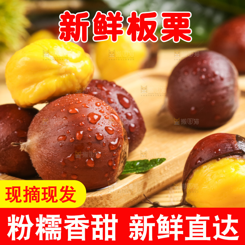 深底上的迁西板栗
