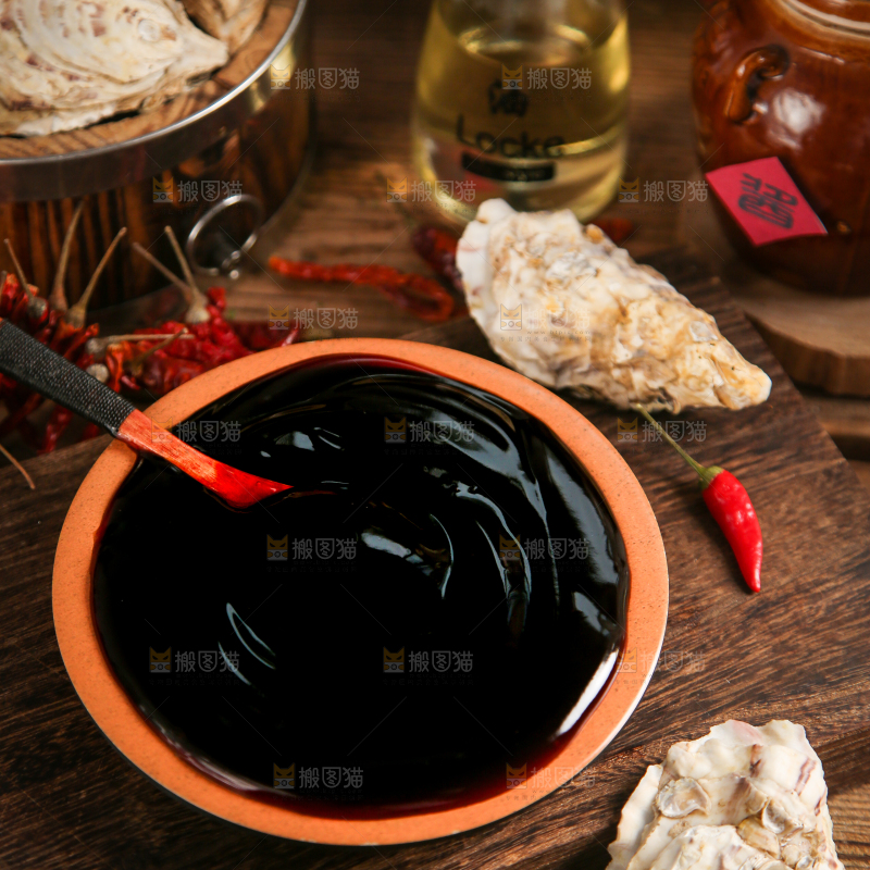 碗里的蚝油