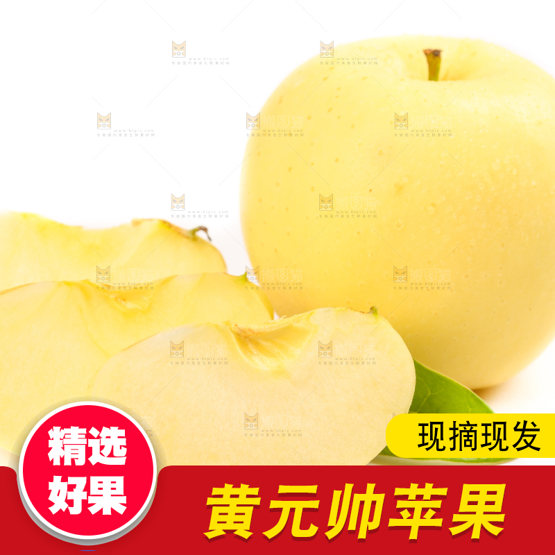 白底上摆放着黄金帅