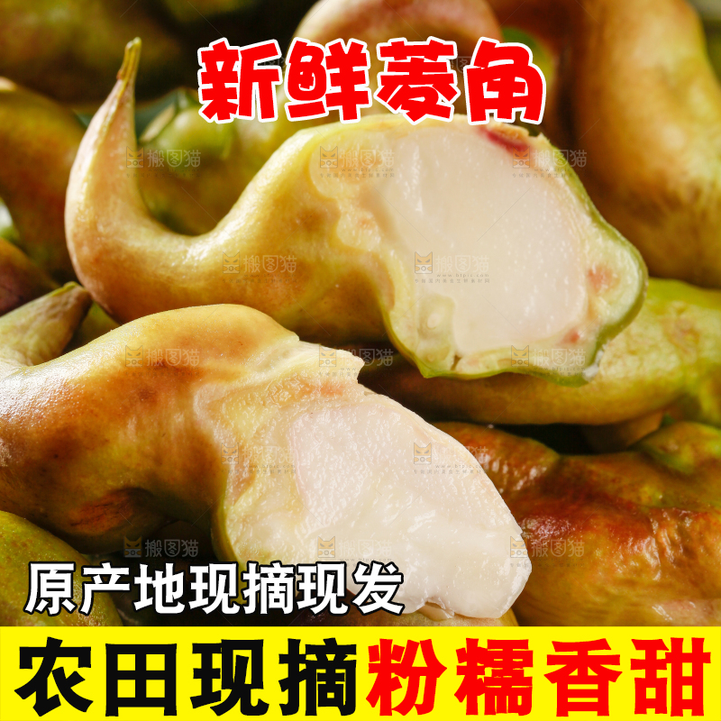 盘子里洪湖菱角