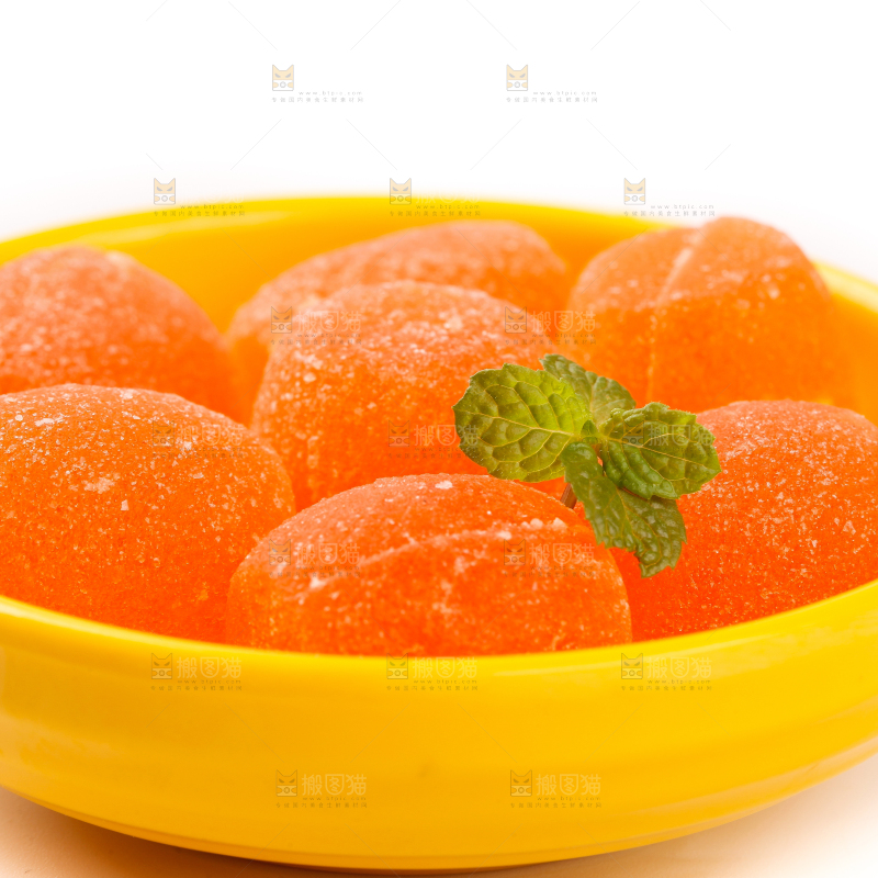 碟子里的水果味软糖