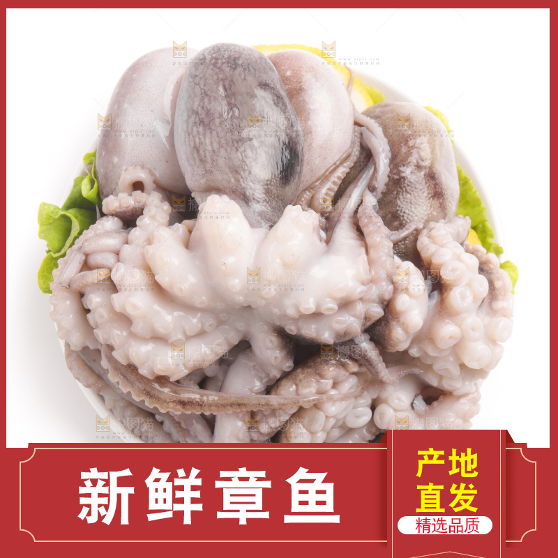 盘子里的大连章鱼