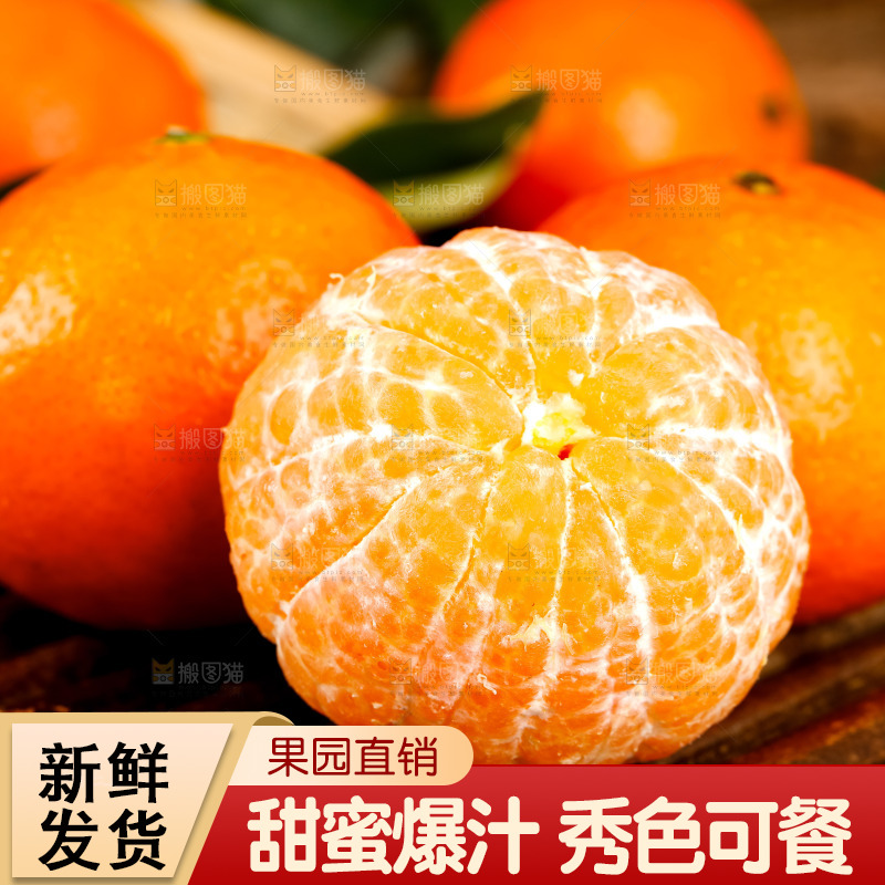 竹底上的四川沃柑