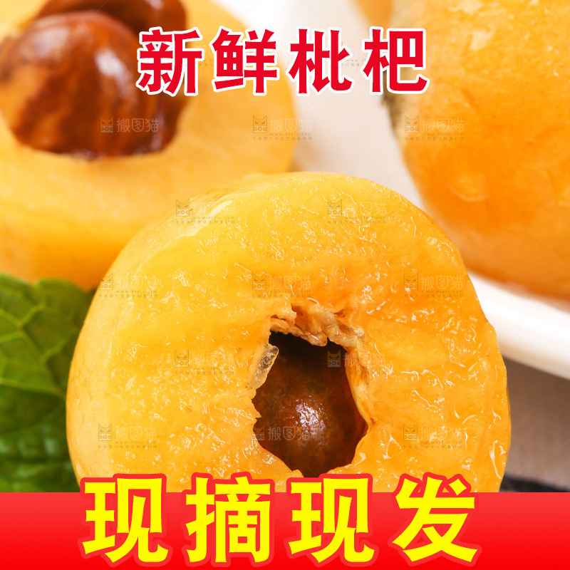 白格子底上的云南蒙自枇杷