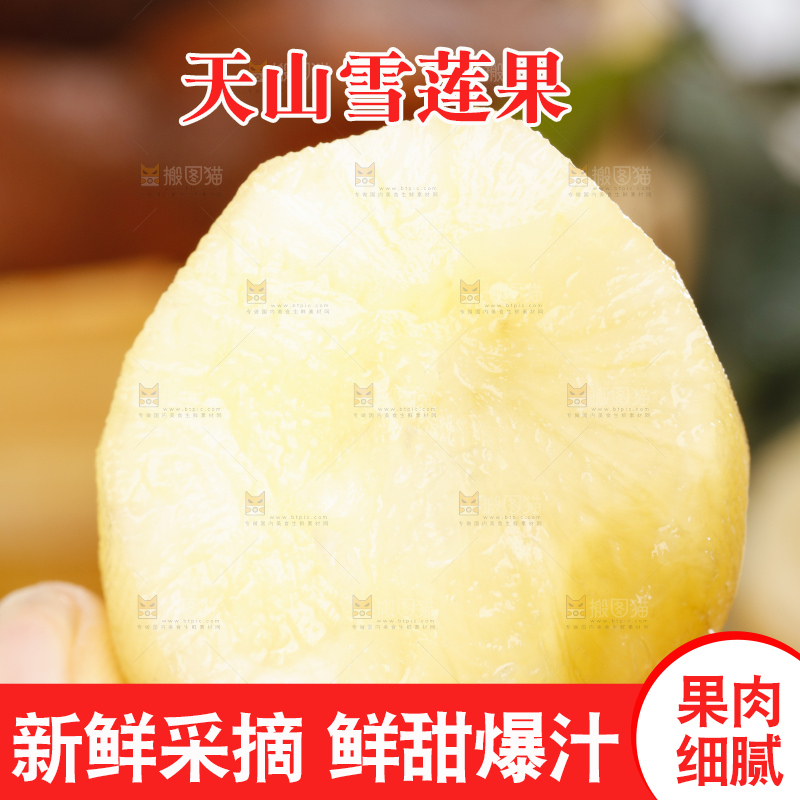 手里拿着新鲜雪莲