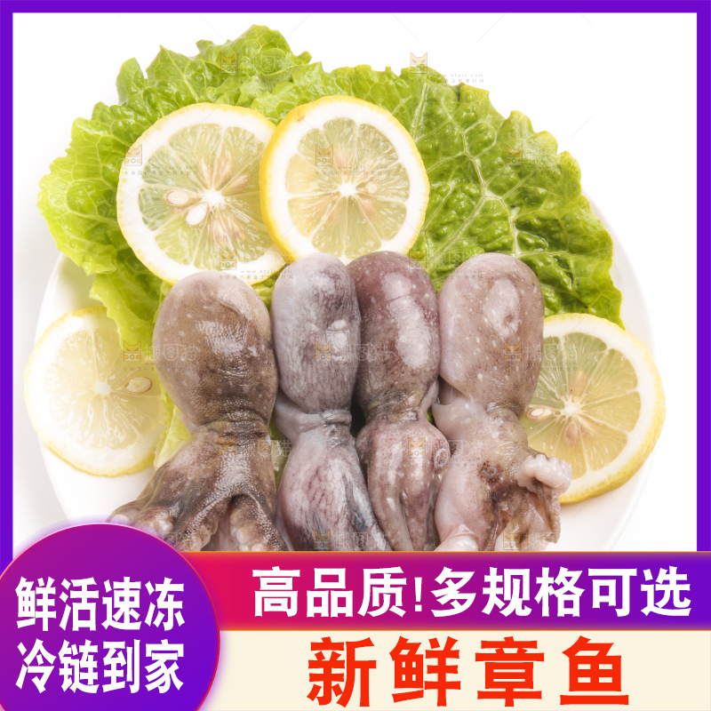 盘子里的大连章鱼