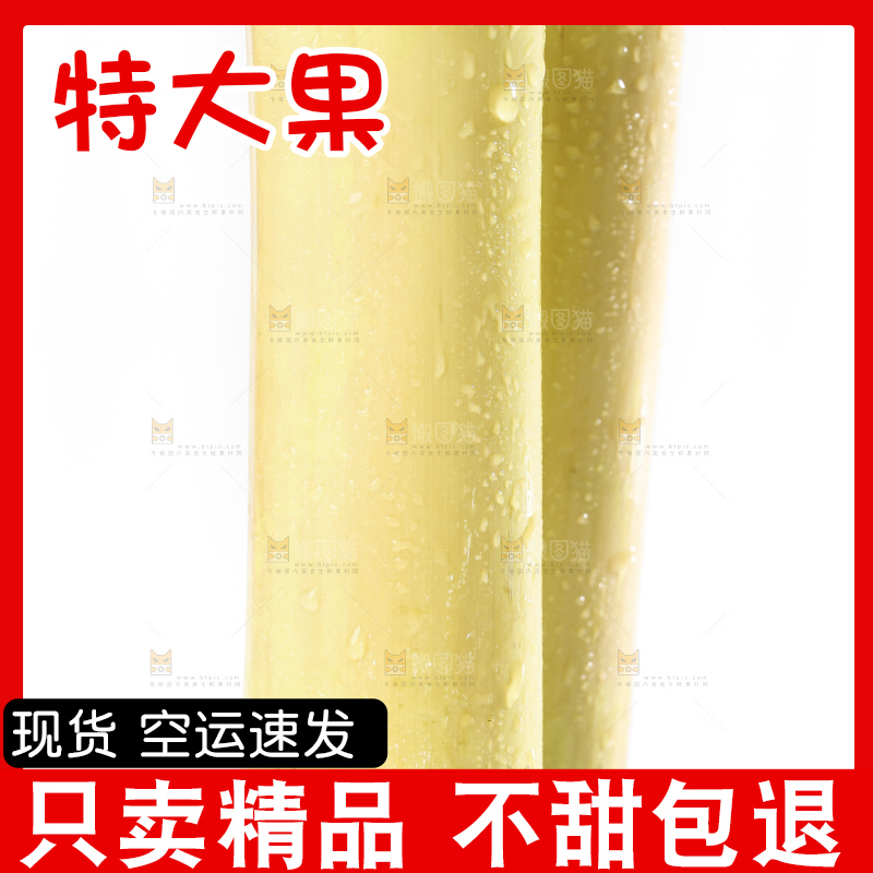 白底上摆放着木格白玉甘蔗