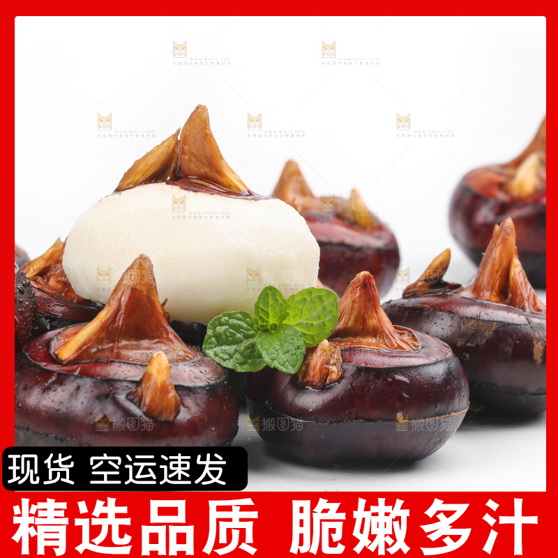 白底上放着广西马蹄
