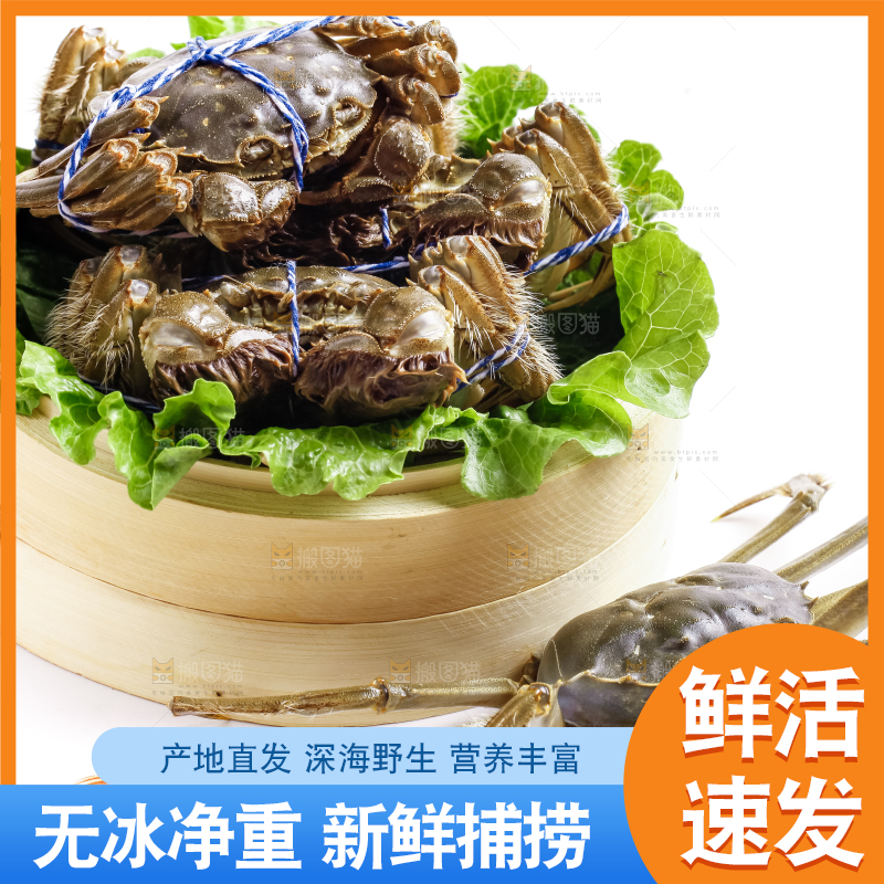 蒸笼里装着大闸蟹