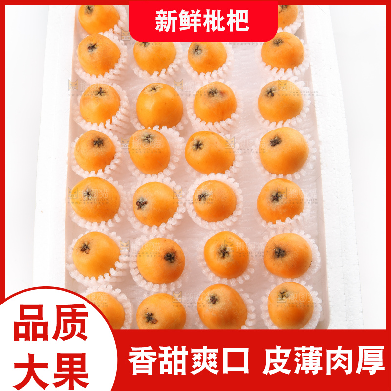 泡沫箱里装着米易枇杷