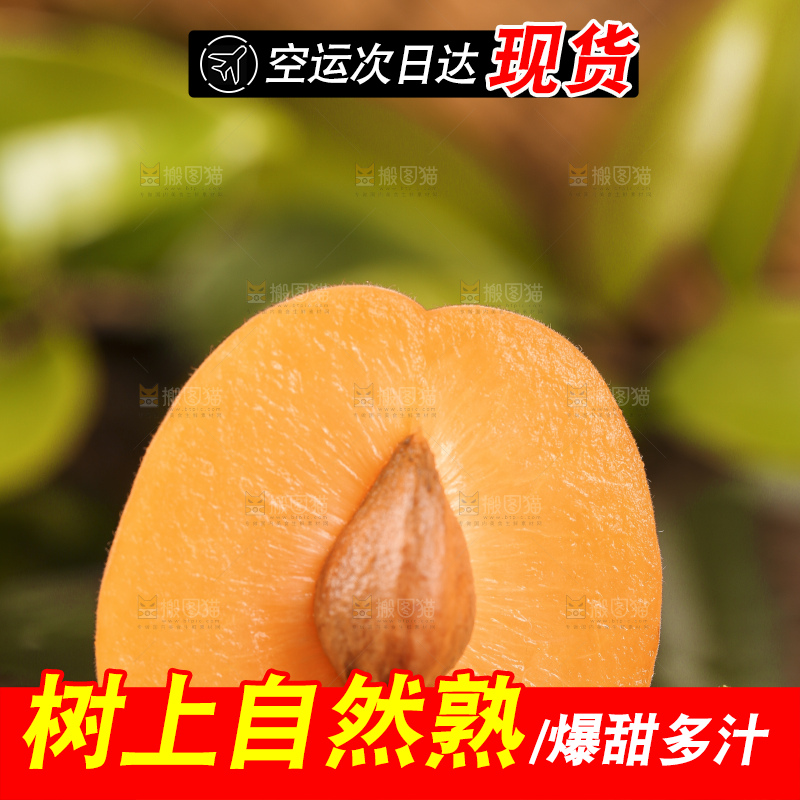 深底上摆放着凯特杏