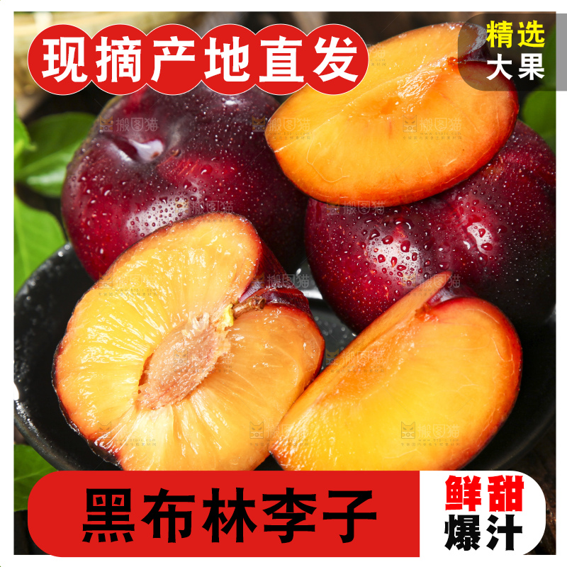 盘子里装着黑布朗