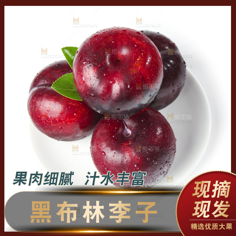 盘子里装着黑布朗