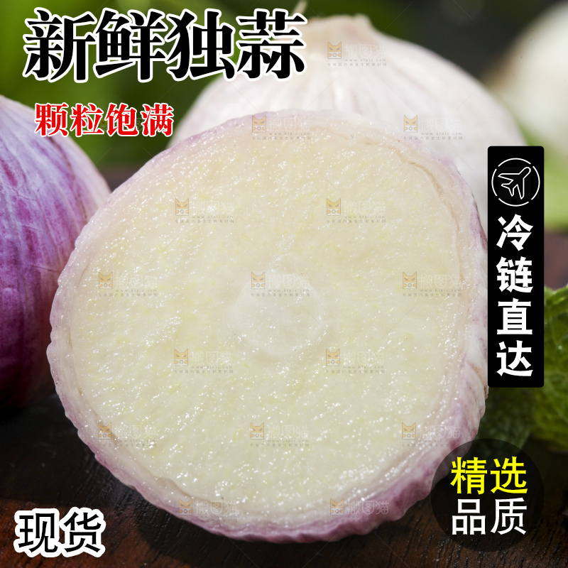 深底上摆放着云南独头蒜