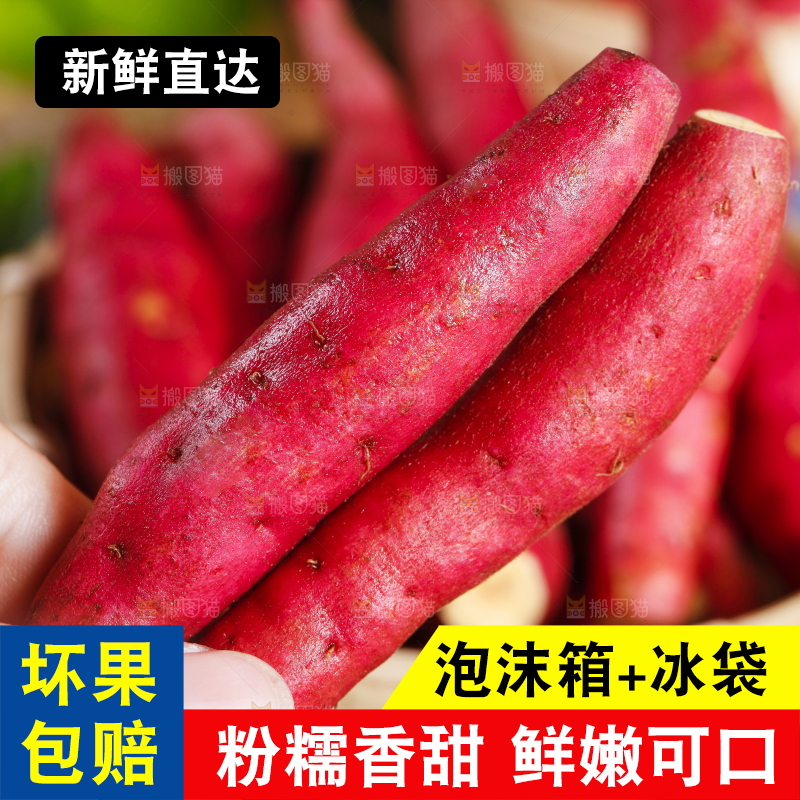 手里拿着小蜜薯