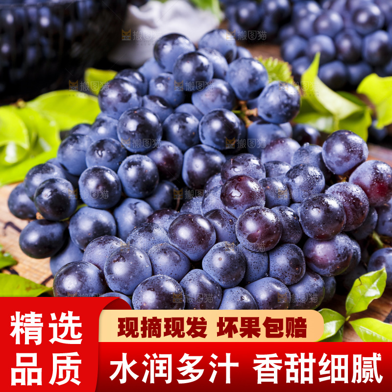 浅底上放着无籽葡萄