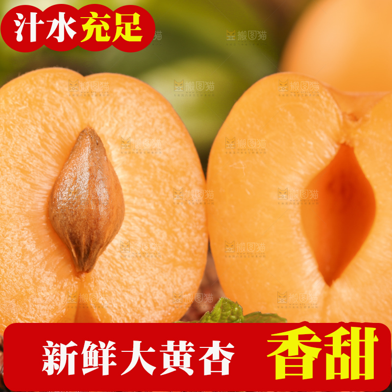 深底上摆放着凯特杏