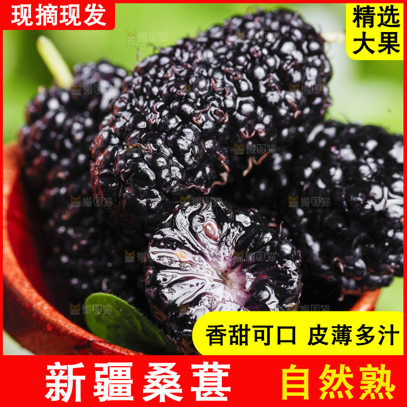 勺子上放着桑枣