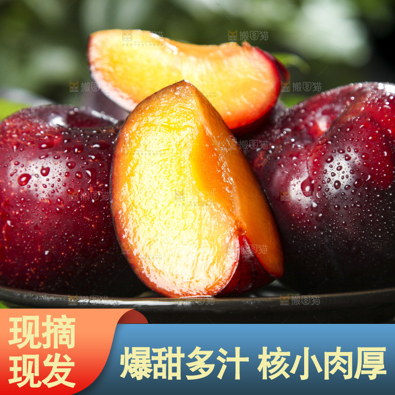 盘子里装着黑布朗
