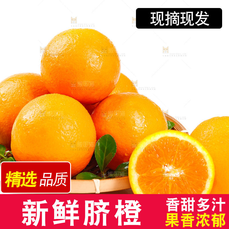 篮子里装着橙子