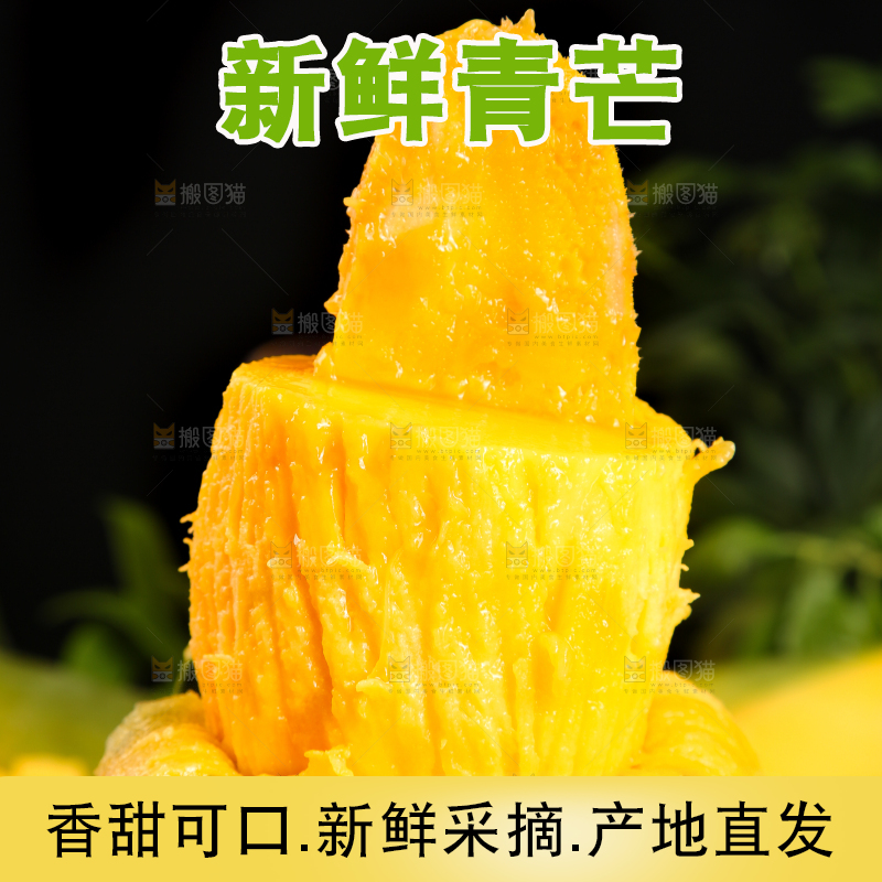 木底上摆放着青芒