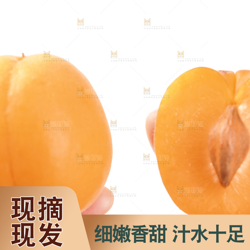 手里拿着金太阳杏