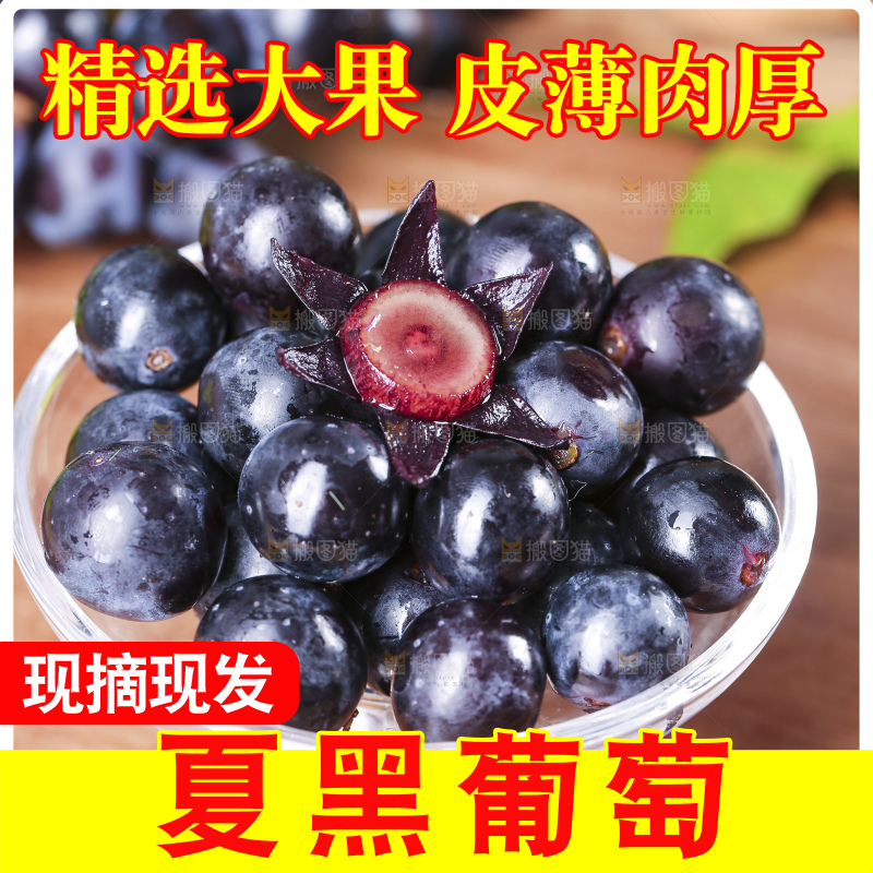 碟子里装着夏黑
