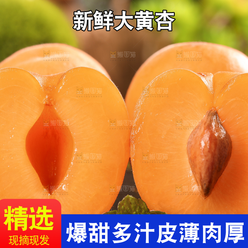 木底上摆放着大黄杏