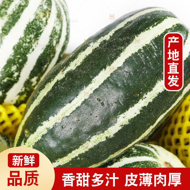 堆放着一堆博洋甜瓜
