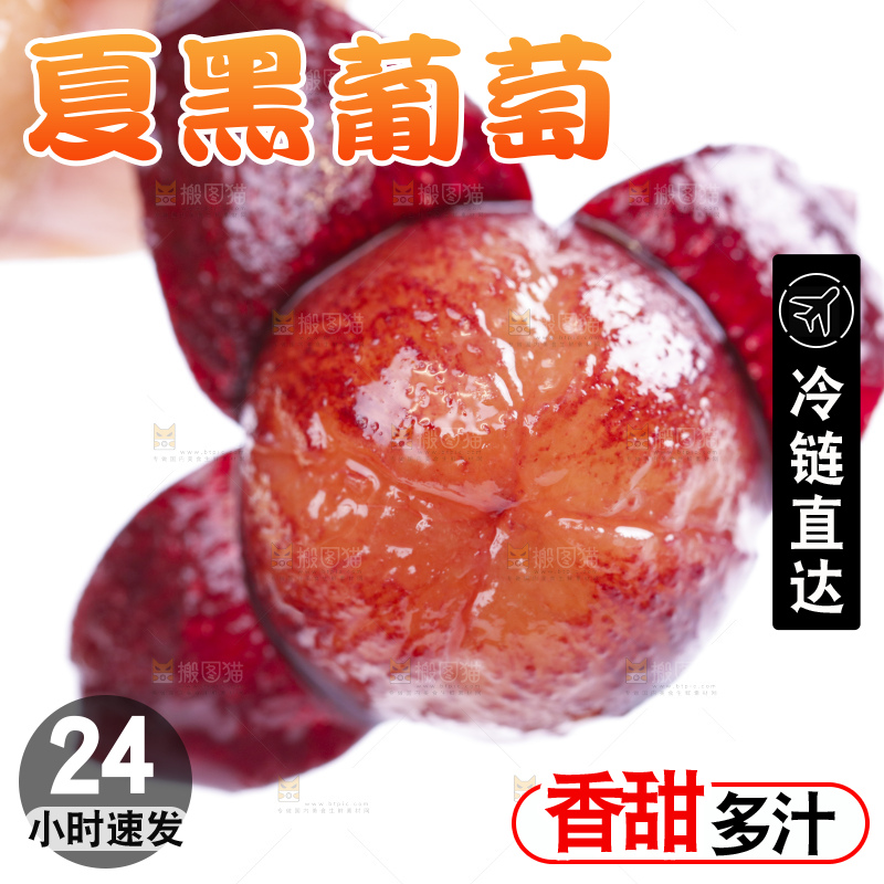 白底上放着葡萄