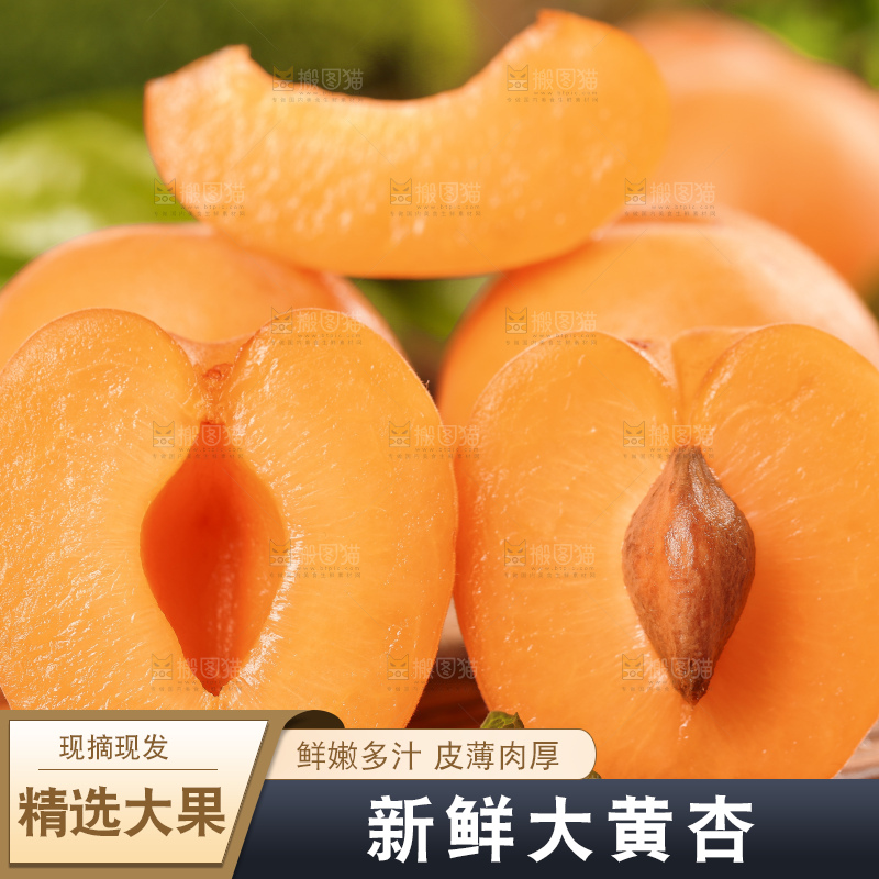 木底上摆放着烟台杏子
