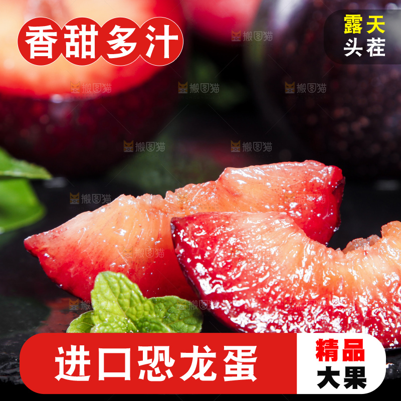 深底上摆放着恐龙蛋李