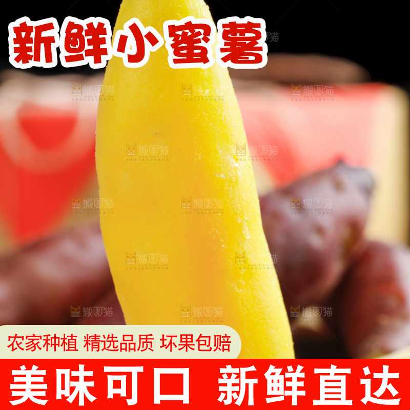 手里拿着临安小香薯