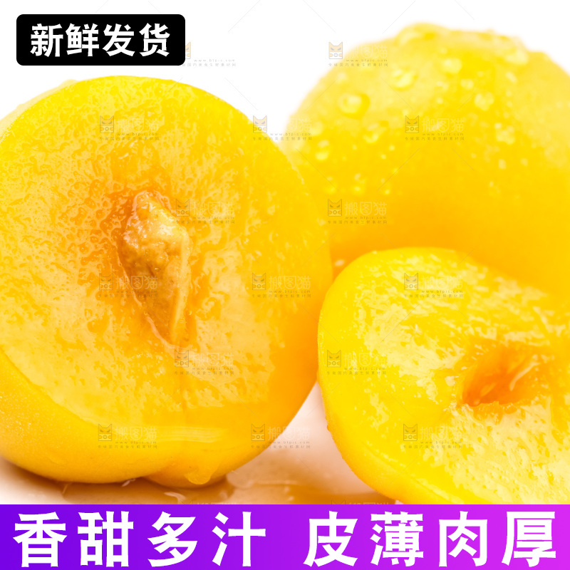 白底上放着大黄杏