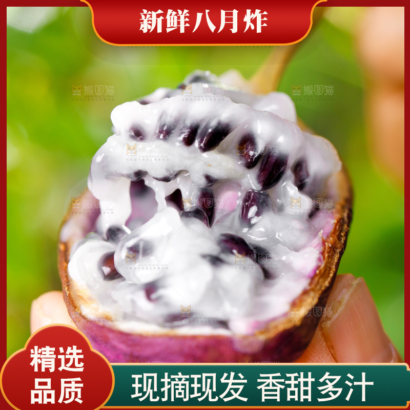 手里拿着新鲜八月瓜