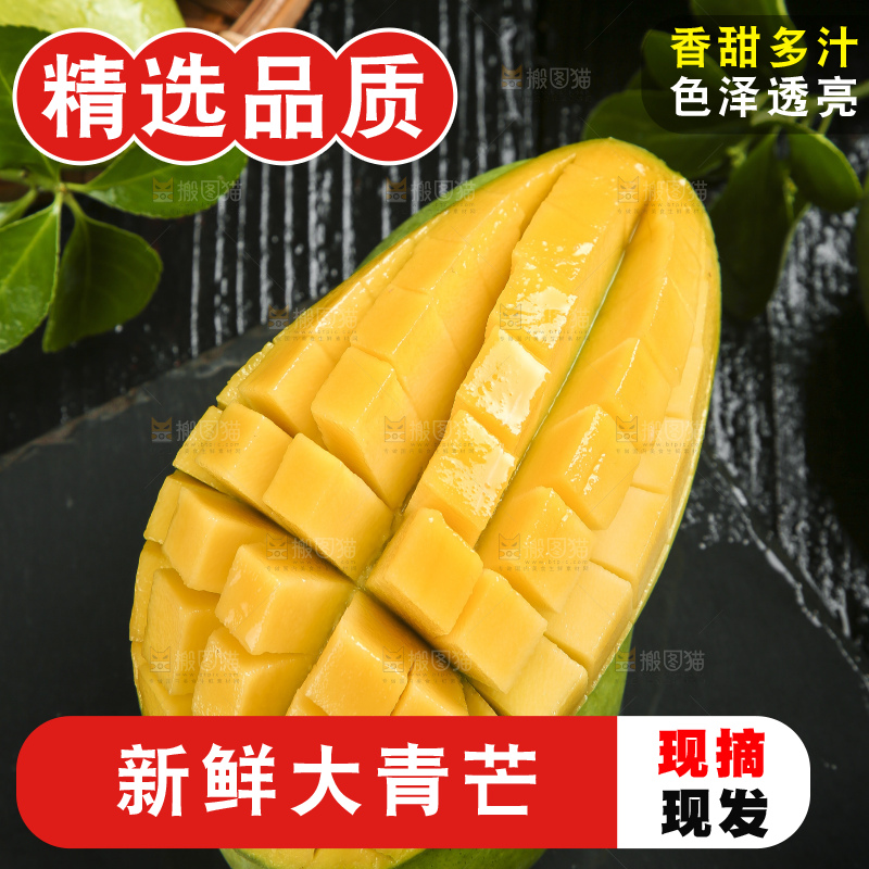 黑底上放着越南大青芒