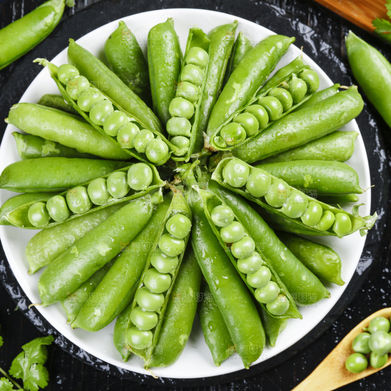 深底上的豌豆