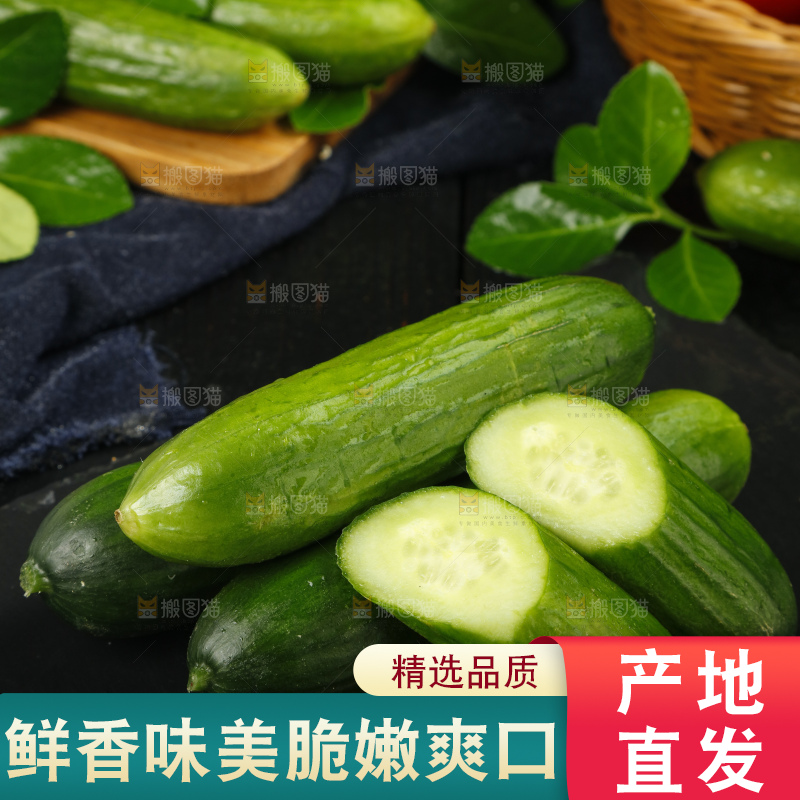 石板上放着荷兰新鲜水果黄瓜