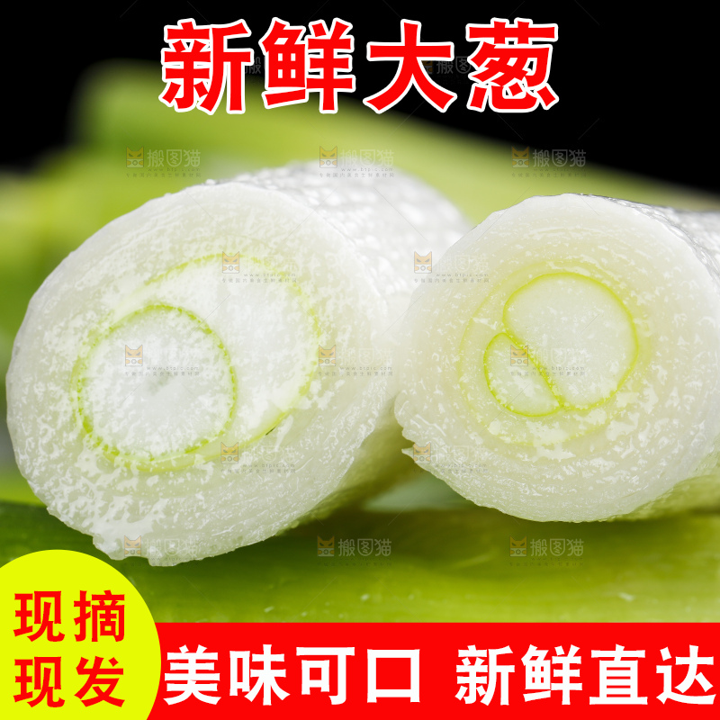 石板上的山东大葱
