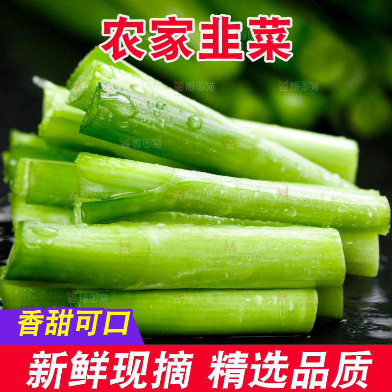 黑石板上的韭菜
