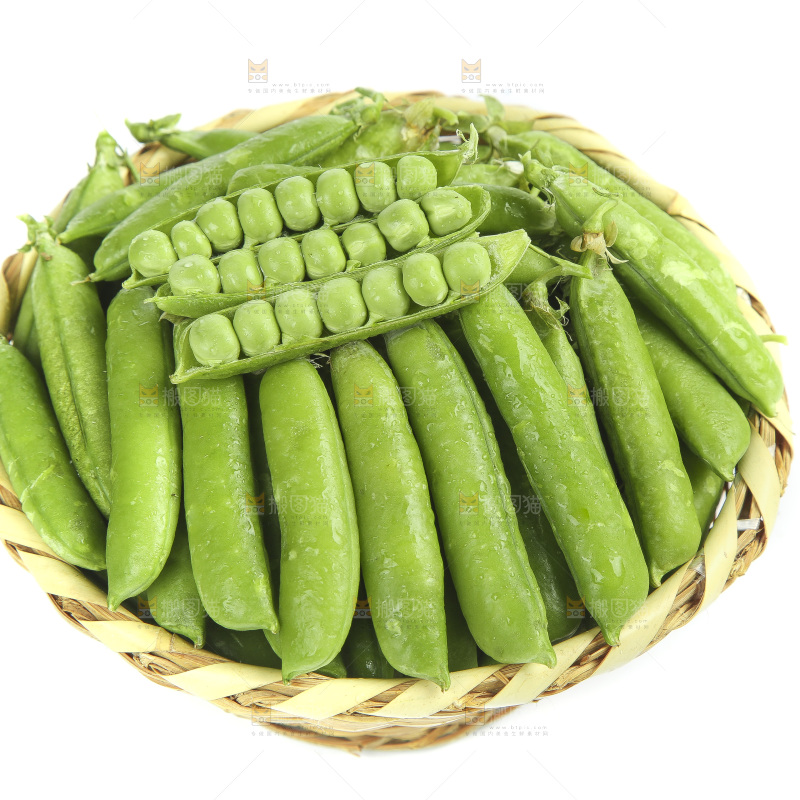 篮子里的青豌豆