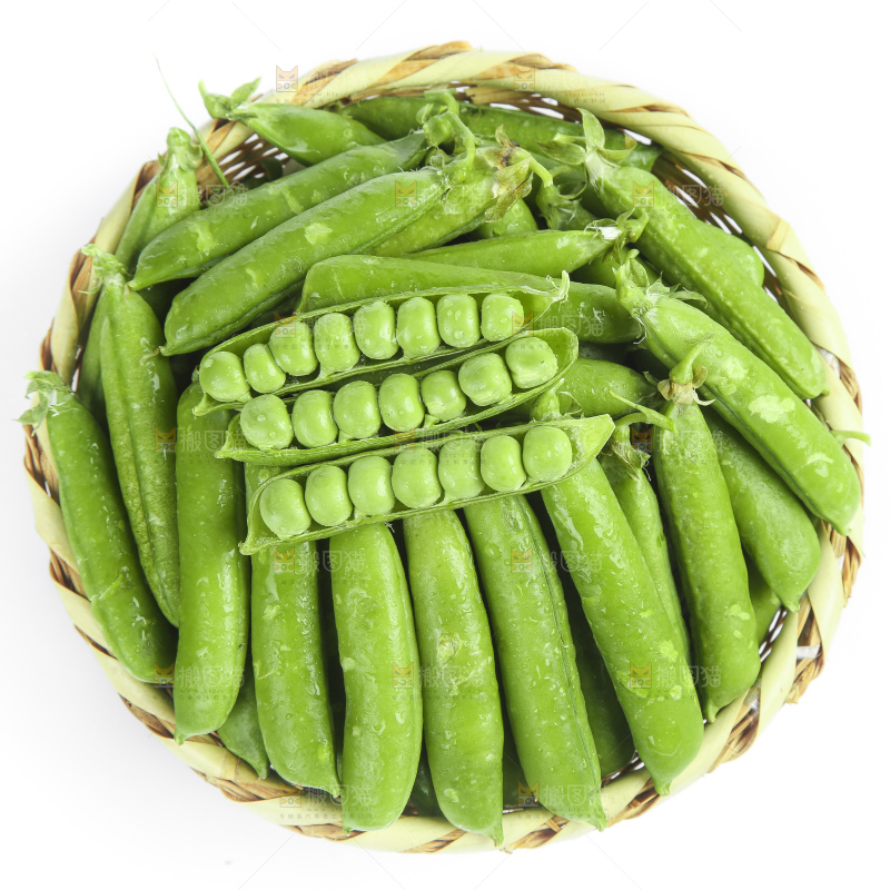 篮子里的青豌豆