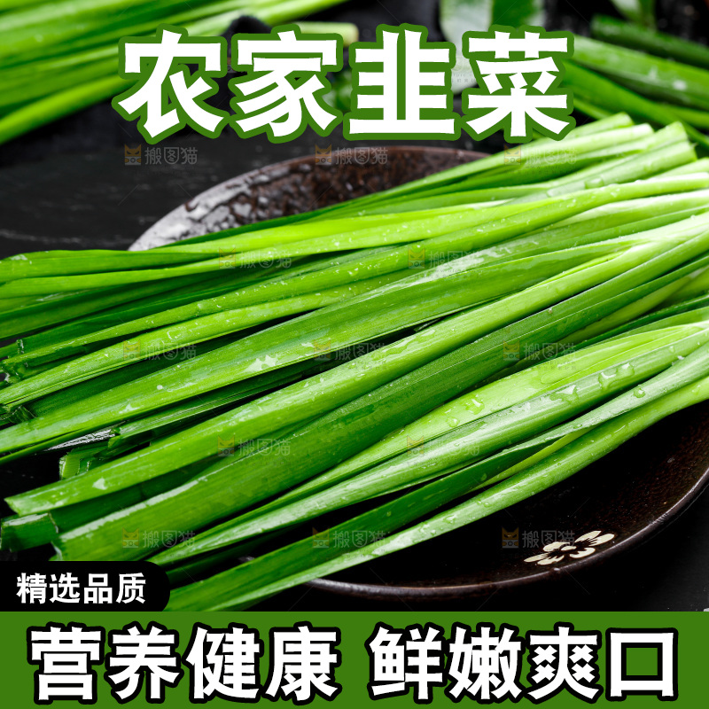 黑石板上的韭菜