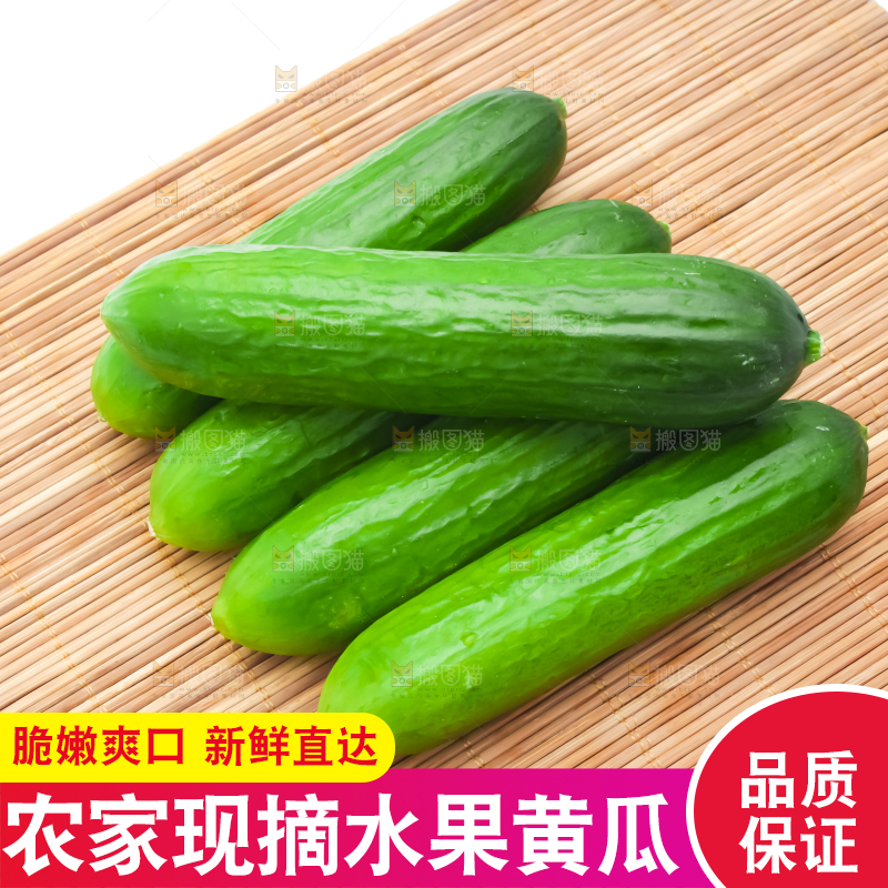木底上放着东北水果黄瓜